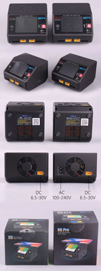 HOTA D6 Pro AC 200W DC 650W 15A*2 Dual Channel Lipo Charger Support Power Distribution 1-6S Battery Charger for RC Models Parts