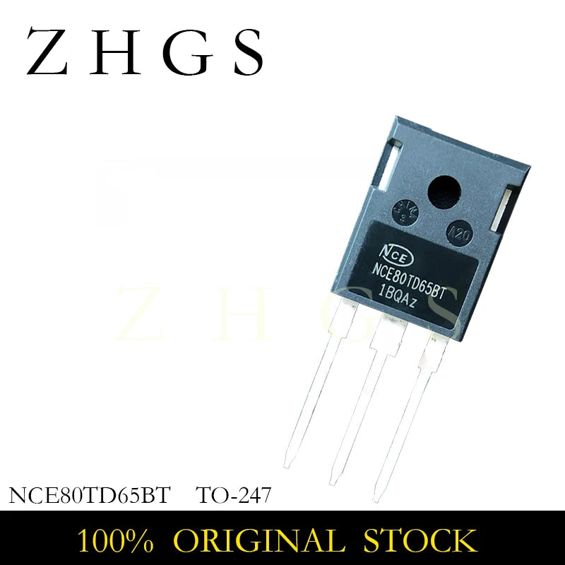 5PCS NCE80TD65BT TO-247 NCE80TD65 BT TO247 80A 650V IGBT TRANSISTOR NEW STOCK