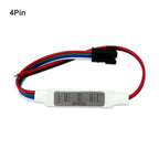 SP002E Mini 3-Key 3PIN/4PIN LED Controller DC5V-24V for RGBIC WS2811 WS2812 WS2813 WS2815 Individually Addressable LED Strip