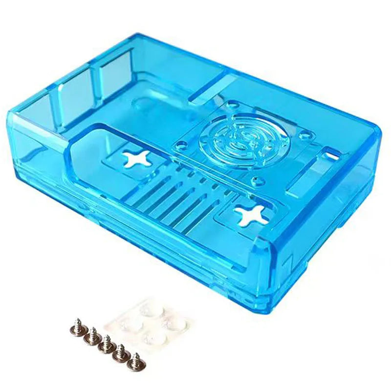 Suitable for Raspberry Pi 3B+ case ABS case with reserved GPIO opening Designed for use with cooling fan case