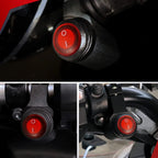 Nilight Motorcycle Handlebar Switch Plug and Play 12V ATV Light Push Button Waterproof ON Off Switches for UTV Driving Lights- Fits 7/8" Handlebars (22mm)