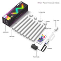 DC12V Creative BT/TUYA WiFi Splicable Remote Control Bedside Indoor Smart RGB Graffiti Net Red Atmospheric Wall Lamp