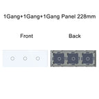 TAWOIA 1/2/3Gang Wall Touch Switch 1/2/3Way Function Base Stair Switches Spare Parts Sensor 157Glass Panel DIY Free Combination