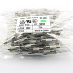5pcs 5x20mm Miniature Ceramic Fuse Tube Fast Slow Blow Time Delay Axial Lead Links 5*20mm 250V 5A 10A 20A T5A T5A L