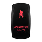 Red Led Light Rocker Switch 12V/24V SPST DPDT Toggle Switch ON OFF/ ON OFF ON Backlight Latching / Momentary Dash Panel Control