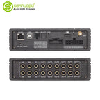 Sennuopu 12 Channels Digital Sound Processors DSP 8 Channels 50 Watts RMS Power Audio Amplifier with Bluetooth Player H612