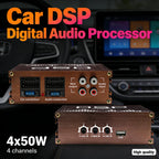4x50W DSP Car Power Amplifier Support APP Control Audio Digital Sound Processor Car DSP Amplifier Car Accessories