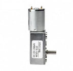 JGY370 JGY-370 1-210 RPM 12 V 24V With Encoder Mini Electric 6V 90 Degree Gearbox Right Angle 12v DC Worm Gear Motor
