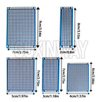 5-10PCS Prototype BoardsBlue Circuit Perfboard PCB 3x7cm 4x6cm 5x7cm 7x9cm Double Sided Circuit Boards DIY Electronic Kit