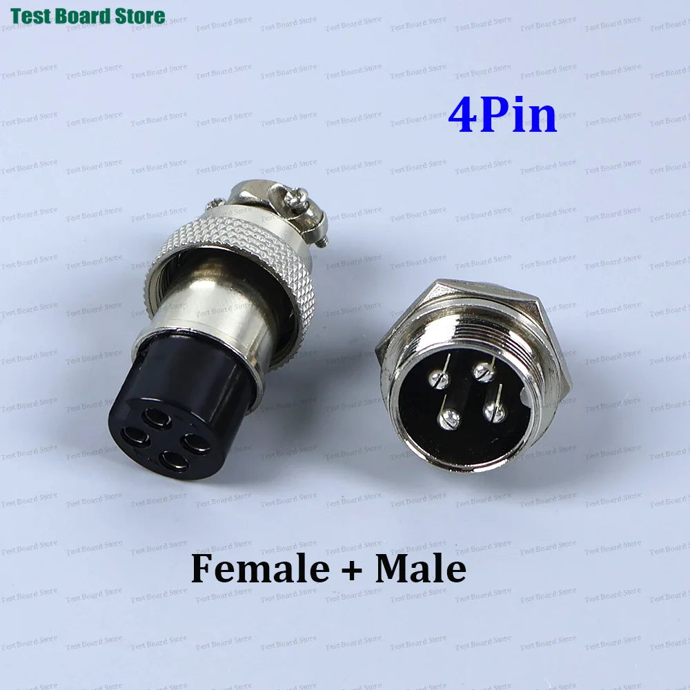1/2/5Set GX20 Aviation Connector 2 3 4 5 6 7 8 9 10 12Pin Docking Aviation Male Female Plug Socket Waterproof Circular Connector