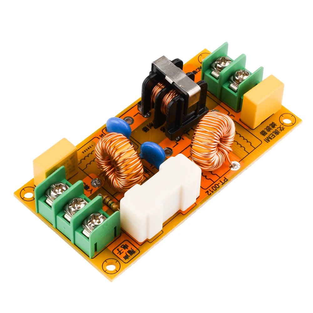 Power Supply Filter EMI High Frequency Filter EMI Power Filter AC110-220V 2A 4A 10A 20A Filtering Board