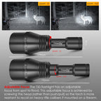 UniqueFire 1801 T38 T50 T67mm IR940nm 850nm LED Infrared Flashlight illuminator USB Rechargeable IR Hunting Torch Night Vision