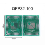 1Pce Pinboard QFN16/LGA16 QFN20 QFN44/48 QFN32/QFP32/QFN40 QFP32-64 QFN56/64 QFP32-100 LQFP128/144 Adapter Socket Adapte Plate