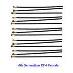 1Pcs 4-Hole Panel Mount SMA Female Flange to IPX RF-1 Connector RF1.13/RF1.37/RG178 WIFI Antenna Pigtail Extension Jumper Cord