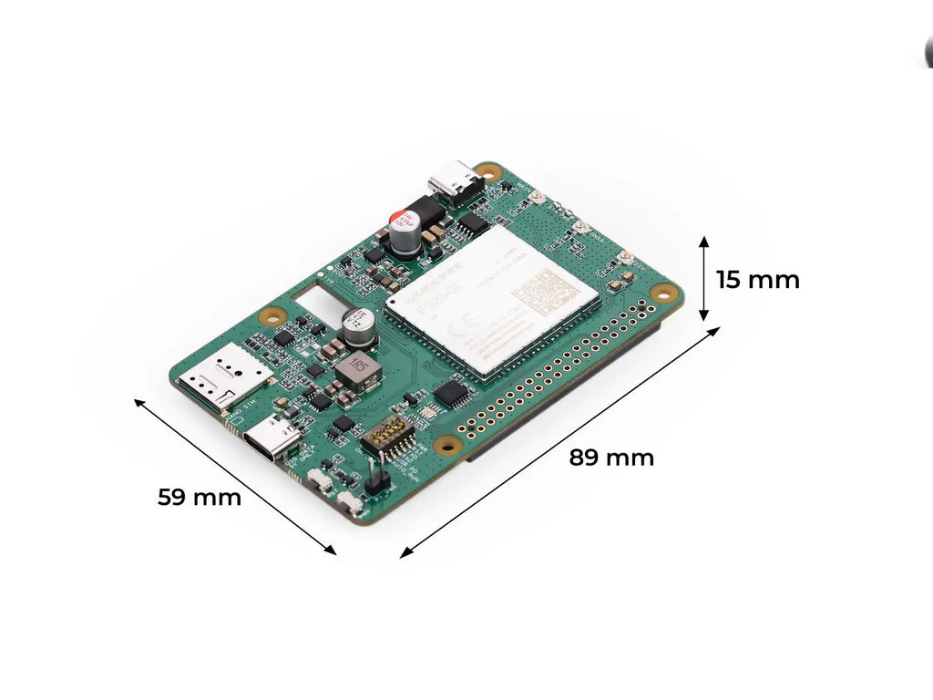 2026 Raspberry Pi 4G LTE CAT4 HAT with Quectel EG25-GL, Plug-and-Play, Global Bands