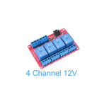 High/Low Level Trigger Relay Module 1/2/4/8 Channel 5V12V24V Home Intelligent Control Module With Optocoupler Isolation Output