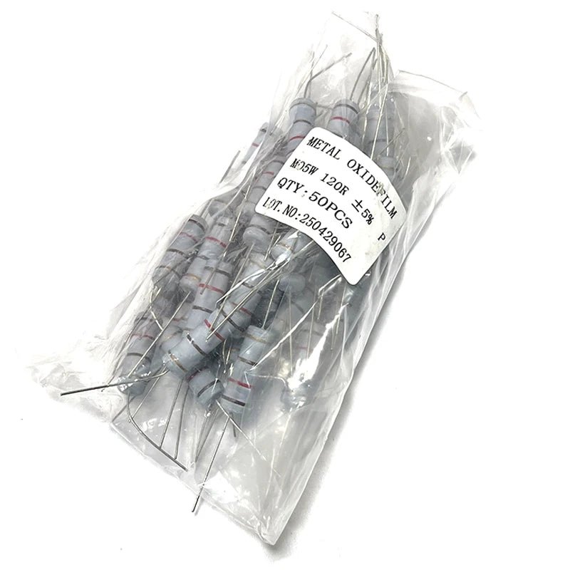 10pcs 5W 5% Carbon Film Resistor 5R6 56R 560R 5K6 56K 560K 5.6 56 560 R K Ohm 5.6R 1R-1M