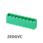 100pcs 2EDGR 5.08mm 2EDGV 2/3/4/5/10P Vertical/Right Angle Male Pin Wafer Only Phoenix Contact Connector PlugIn Terminal Block