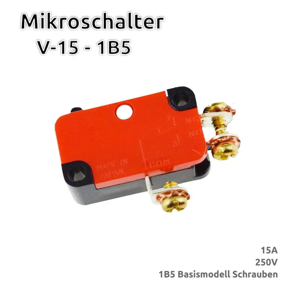 V-15 V-151 V-152 V-153 V-154 V-155 V-156-1C25 Micro Switch 16A 250VAC SPDT Momentary Travel Limit Switch 1NO1NC Lever Roller