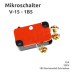 V-15 V-151 V-152 V-153 V-154 V-155 V-156-1C25 Micro Switch 16A 250VAC SPDT Momentary Travel Limit Switch 1NO1NC Lever Roller