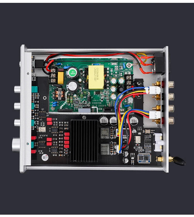 2020 Breeze Audio New HiFi 2.0 Class D Full Digital Amplifier TPA3255 High Power 300W*2/4ohm Bluetooth@5.0 Black Optional