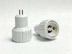2pc MR16 to GU10 Halogen CFL LED Lamp Holder  Base Light Socket Adapter, Physically Change Contact,NO AC-DC Transformer Required