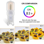 10pcs G9 Led Bulb 110V 220V 3W 5W SMD2835 White Warm Bombillas For Home Light Bulbs Crystal Chandelier Replace 30W Halogen Lamp