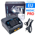 ToolkitRC M6DAC PRO V2 Intelligent Charger Dual Channel AC 200W DC 800W 16A Lithium Battery 1S 2S 3S 4S 5S 6S LiHV Lipo PD65W