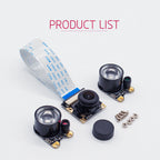KEYESTUDIO Raspberry Pi Camera Module 5/8 Megapixels 1080p Mini HD PiNoIR Camera Wilde Angle Module For Raspberry Pi 2/3/3B/4/4B