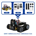 ACEBOTT Robot Toy Starter Kit for Arduino Project with ESP32 and Code Learning Develop Skill Full Version Smart Car Kit