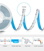 FCOB SPI RGB IC IP66 IP30 LED Strip Light WS2811 Addressable 864 LEDs Full Color DC12V WS2812B Flexible FOB 24V COB Lights
