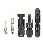 10/20/60/100PCS Photovoltaic Connectors, Solar Cable Connectors, IP67 Waterproof Adapters, DC1000V/30A Used for 2.5/4/6mm2 Cable