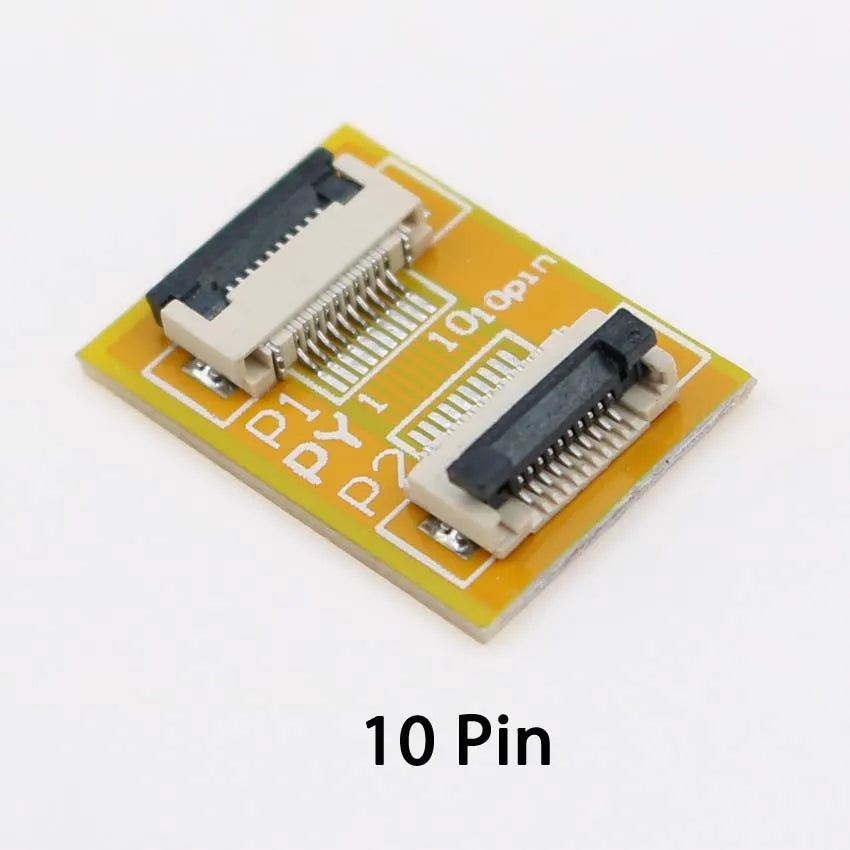 Cltgxdd 1Piece 6P 10P 12P 24P 30P 40P 50P 60P 0.5mm FFC FPC Connector Flexible Flat Cable Lengthen Extension Adapter Board