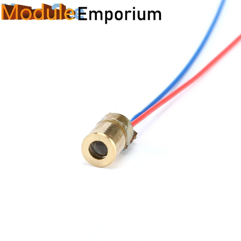 650nm 6mm DC 5V 5mW Laser Dot Diode Module