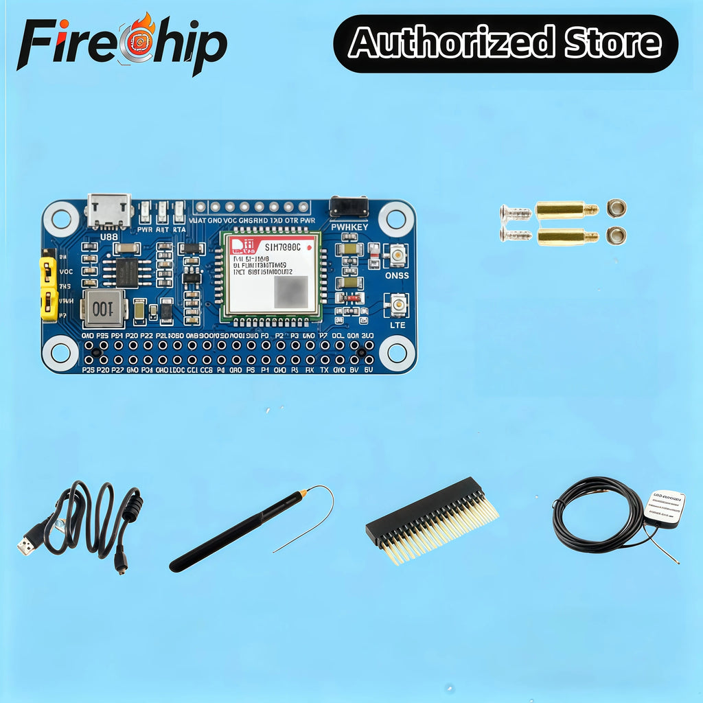 Waveshare SIM7080G HAT NB‑IoT Cat‑M EMTC GNSS Module for Raspberry Pi Global Band IoT Communication Expansion Board
