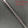 100pcs SMD LED 0603& 0805 5-color White Yellow Red Blue Green Digital Products LED Display Screens Electronic Diy Accessories