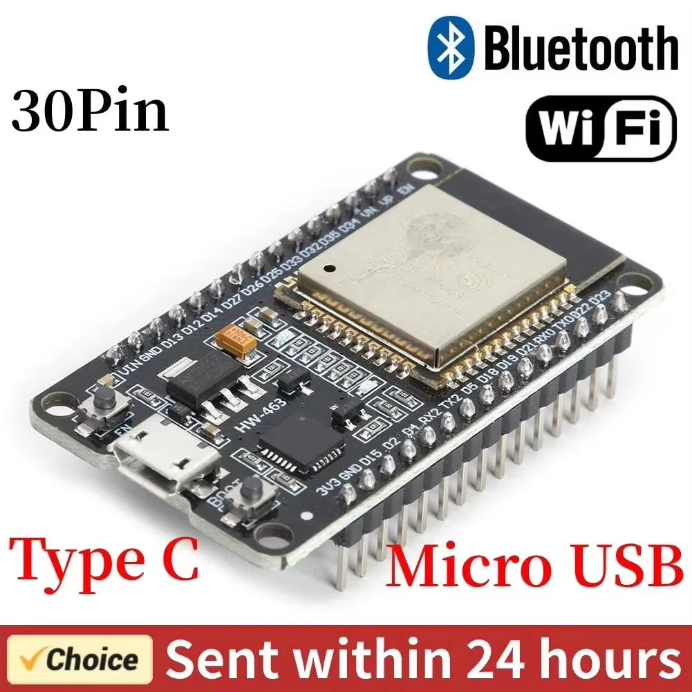 32 Development Board WiFi+Bluetooth Module Ultra-Low Power Consumption Dual Core Micro USB C E32 32S