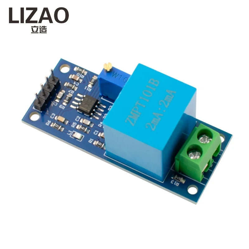 ZMPT101B Single-Phase AC Voltage Transformer Module, 2mA Active Voltage Sensor for Arduino/Mega Projects