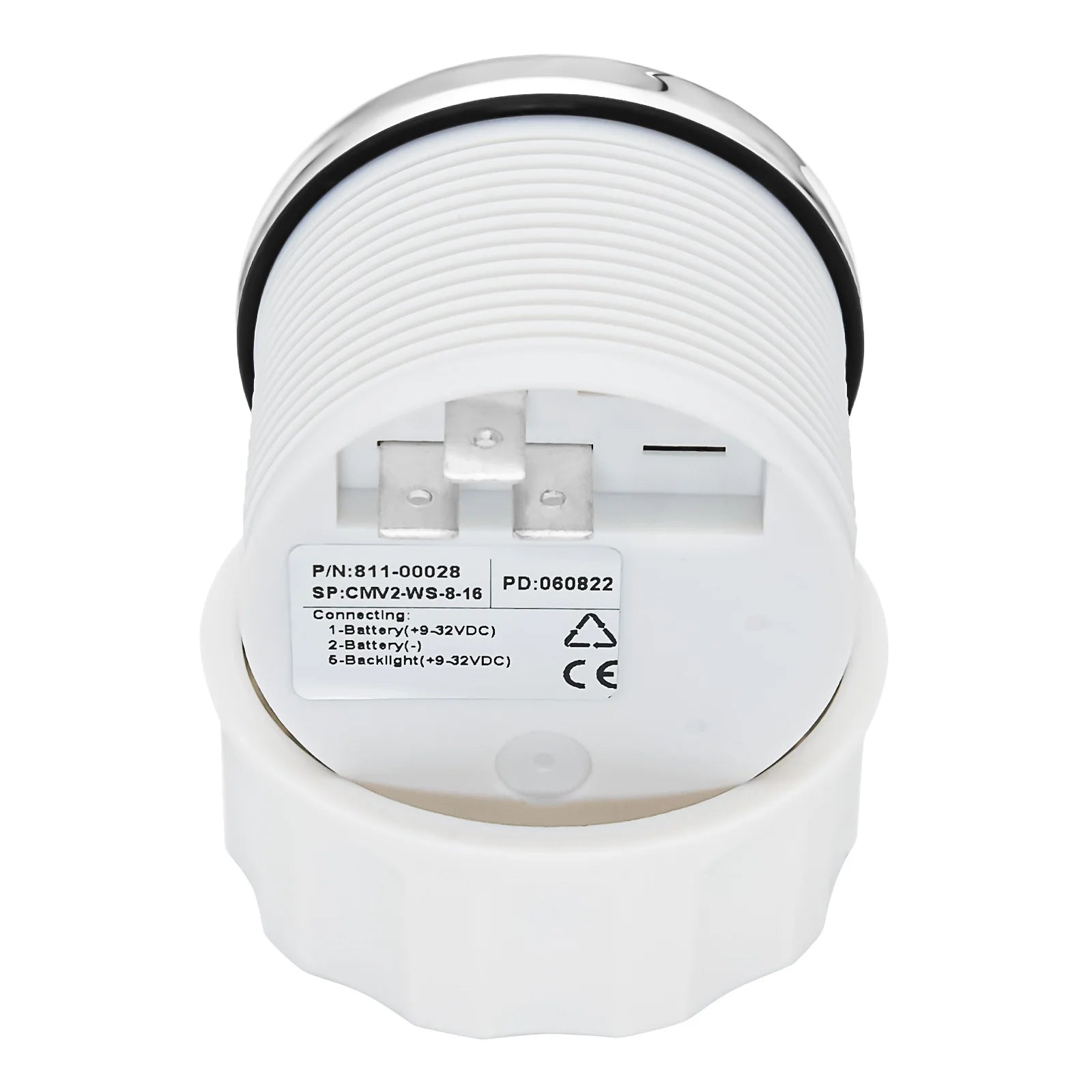 52mm Volt Gauge Marine Auto Voltmeter Universal 8-16V Waterproof Gauge Car Boat Instrument Red Backlight 12V Car Voltage Gauge