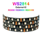 WS2814 Led Strip Light 4 in 1 Similar SK6812 RGBW Addressable IC WS2811 RGBWW RGBCW 5050 3PIN Led Lights IP30 65 67 DC12/24V