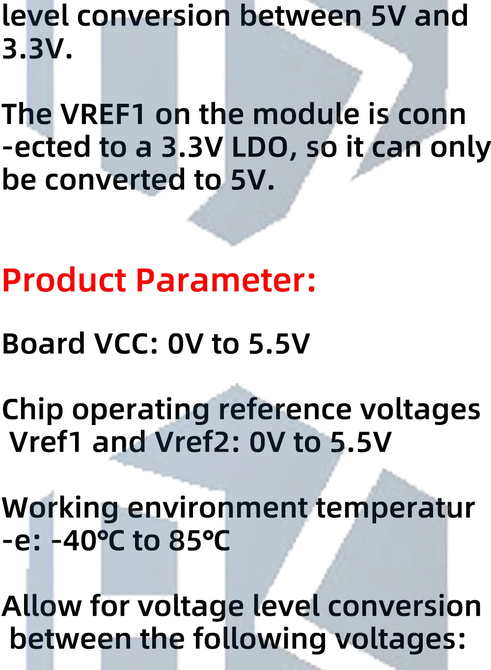 PCA9306 I2C/IIC Level Shifter - 2-Bit Bidirectional SMBus Translator, High Stability, Compatible for Arduino
