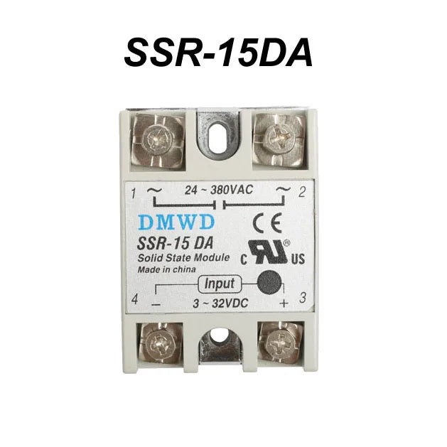 Industrial Solid State Relay SSR DA with Protective Flag SSR-40DA DC control AC Heat sink SSR-10DA SSR-15DA SSR-25DA
