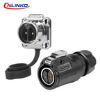 CNLINKO M20 Upgraded High Quality LP20 2 3 4 5 7 9 12 14 Pin Connector Circular Industrial Loose-proof IP68 Waterproof Connector