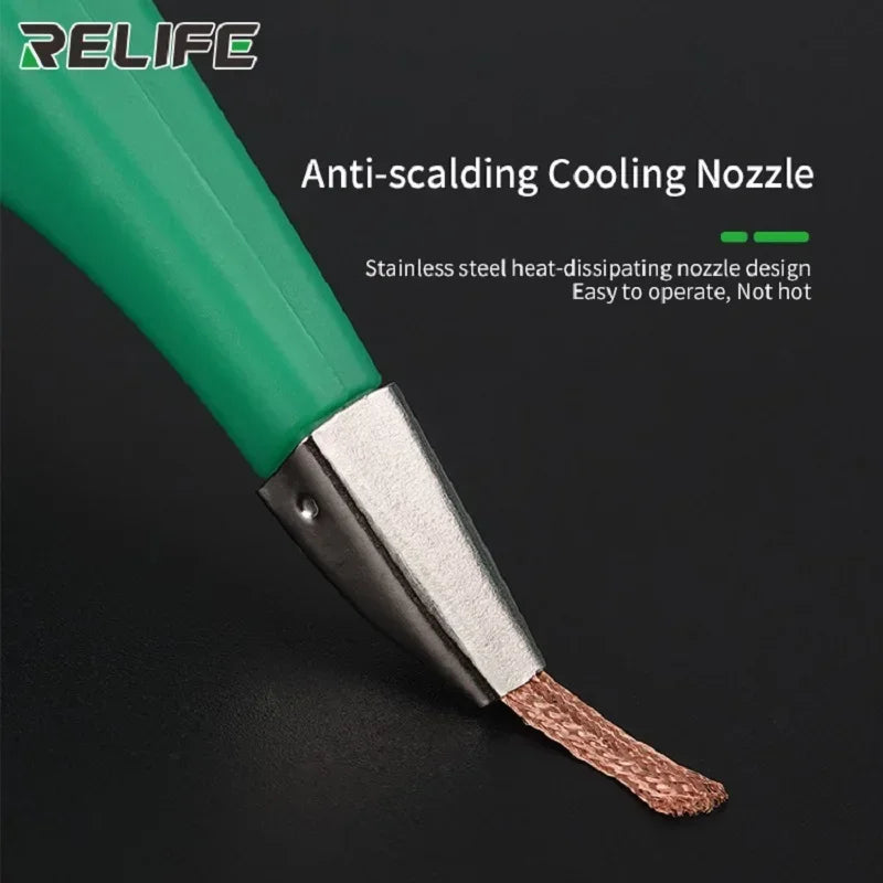 RELIFE Anti-heat Desoldering Wick Wire Mesh Accurate Control Sucker Braid for BGA Welding Repair Tool 1.5mm 2mm 2.5mm 3mm 3.5mm