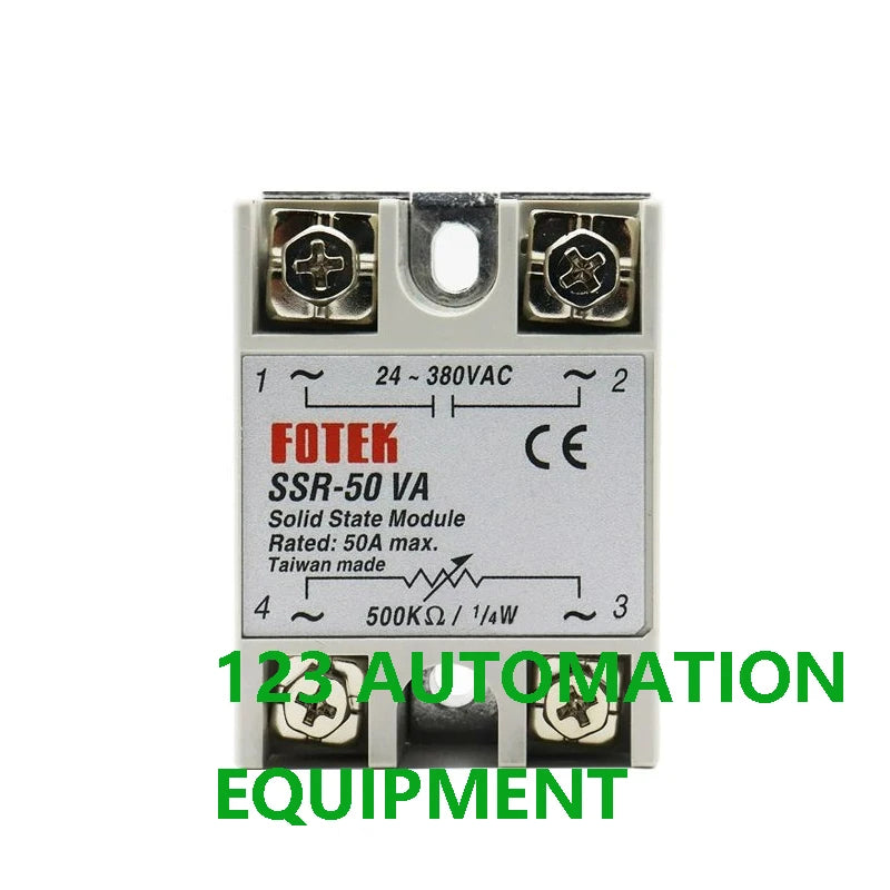 Authentic New FOTEK SSR-10VA 25VA 40VA 50VA 75VA  SSR-25VA-H 40VA-H 40VA-H Single Phase Solid State Relay SSR Triac Mini