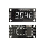 0.36" TM1637 4-Digit 6 Bits 7 Segments Digital Tube Clock Module Double Dots LED Display Screen Board for Arduino