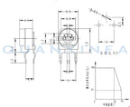 10PCS RM063 RM-063 100 200 500 1K 2K 5K 10K 20K 50K 100K 200K 500K 1m Ohm Trimpot Trimmer Potentiometer Variable Resistor