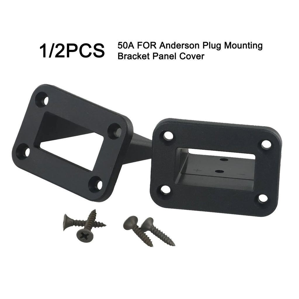 For 50A For Anderson Connector Flush Mount Panel Bracket Cover for Caravan and Vehicle Electrical Connection Applications