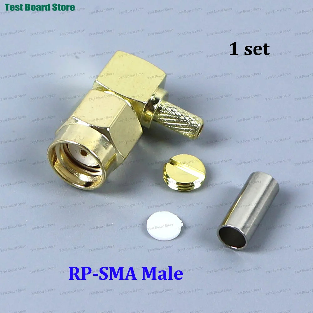 1/5/10Pcs SMA Male Plug SMA Female RP SMA Male Female RF Connector Crimp For RG174 RG316 LMR100 Cable Connector