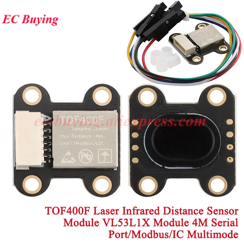 5Pcs/1pc VL6180/VL53L0X/VL53L1X TOF10120 Time of Flight ToF Laser Ranging Sensor TOF050F TOF050C TOF200C TOF400C 50CM/2M/4M IIC